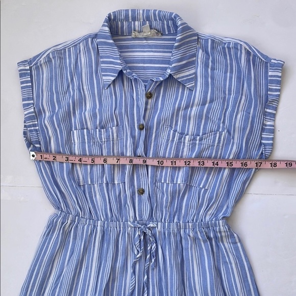 Pink Republic Blue and White Striped Mini Dress Small - Picture 11 of 13